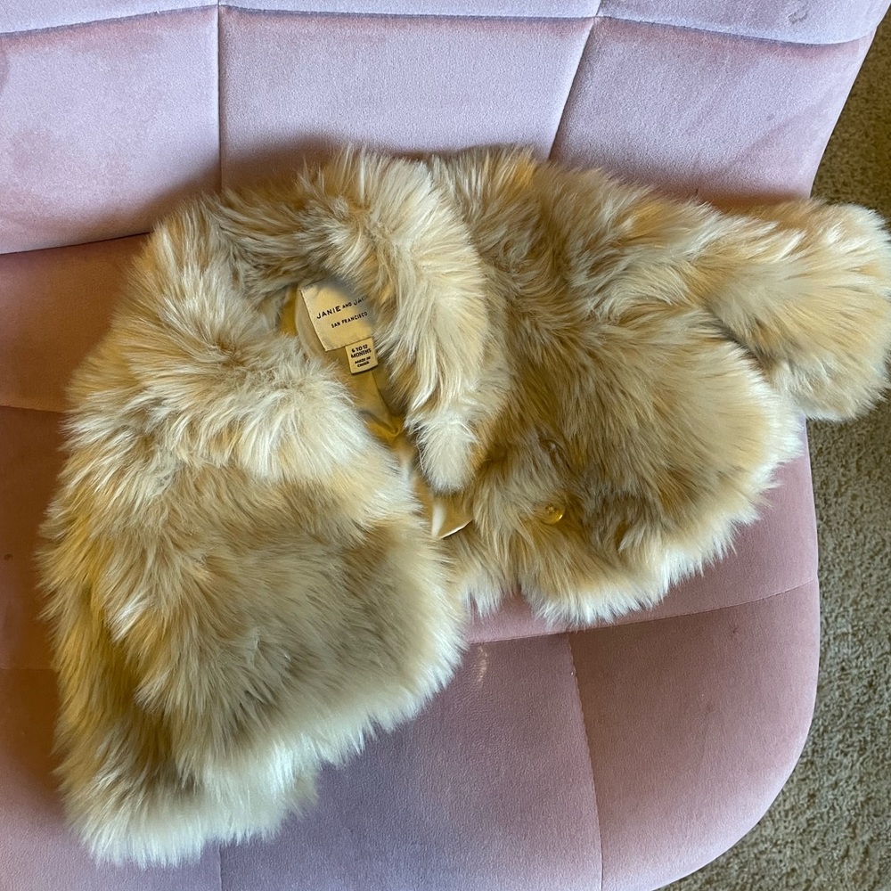 Fur coat for baby 6-12mos